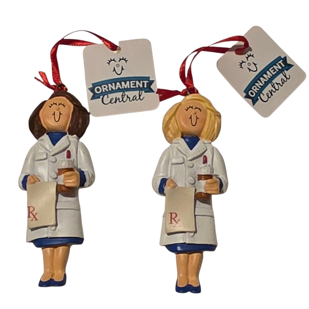 Ornament Central Pharmacist Ornaments Blonde Or Brown Hair